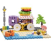Marioinex 904244 Bloques de construcción Mini Waffle City Food Truck 148 Elementos 2 Figuras