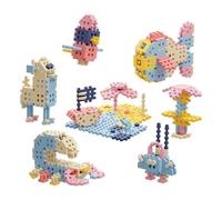 Marioinex 904282 Bloques de construcción Mini Waffle Constructor Traveler 200 Elementos
