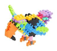 Marioinex Bloques de construcción Mini Waffle Nature Toucan 50 piezas juguetes educativos