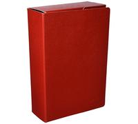 Mariola 22093 - Caja proyectos armada cartón con gomas L90 mm, color rojo