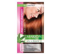Marion. Champú de color para el cabello en bolsita, duración de 4 a 8 lavados, con áloe y queratina, color semipermanente