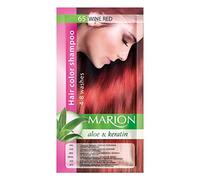 Marion. Champú de color para el cabello en bolsita, duración de 4 a 8 lavados, con áloe y queratina, color semipermanente