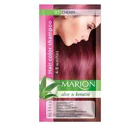 Marion. Champú de color para el cabello en bolsita, duración de 4 a 8 lavados, con áloe y queratina, color semipermanente