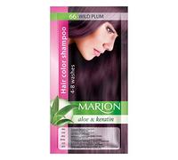 Marion. Champú de color para el cabello en bolsita, duración de 4 a 8 lavados, con áloe y queratina, color semipermanente