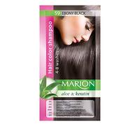 Marion. Champú de color para el cabello en bolsita, duración de 4 a 8 lavados, con áloe y queratina, color semipermanente