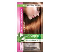 Marion. Champú de color para el cabello en bolsita, duración de 4 a 8 lavados, con áloe y queratina, color semipermanente