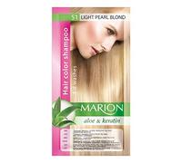 Marion. Champú de color para el cabello en bolsita, duración de 4 a 8 lavados, con áloe y queratina, color semipermanente