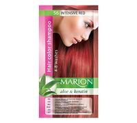 Marion. Champú de color para el cabello en bolsita, duración de 4 a 8 lavados, con áloe y queratina, color semipermanente