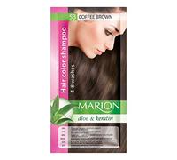 Marion. Champú de color para el cabello en bolsita, duración de 4 a 8 lavados, con áloe y queratina, color semipermanente