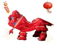 Marioneta china tradicional | Muñeca cultural león danza, obra cultural hecha a mano para escuela, aula, arte, reunión familiar, entretenimiento en el hogar, teatro local