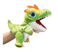 Marioneta de dinosaurio de peluche - Juguete de marioneta de mano suave, adorable personaje de dinosaurio de peluche | Juego interactivo atractivo para contar historias, enseñar, jugar imaginativo, di