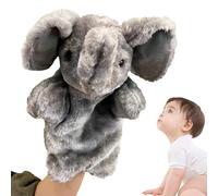 Marioneta De Elefante Animal - Juguete De Peluche De Mano Para Niños De 25 Cm, Niño Pequeño Interactivo Suave | Cumpleaños Navidad Espectáculo De Teatro Regalo Para Contar Historias Diversión Creativa