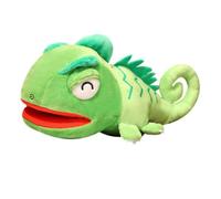 Marioneta de Mano camaleón - Peluche Animal Suave con móvil | Marionetas de Mano para Niños Juego Educativo | Lindo Lagarto Juguete de Peluche Accesorio de Teatro Cuento Historia Juguete de