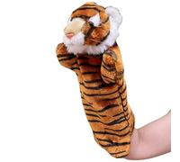 Marioneta de mano de animal, 40 cm, juguete de peluche para perros, marioneta educativa, marioneta de mano de lucha libre para gatos, accesorio interactivo para narración de historias para aulas