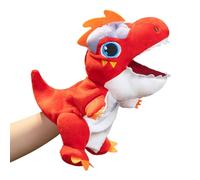Marioneta de mano de dinosaurio - Muñeca de peluche linda, personaje de peluche suave | Juguete interactivo para contar historias, enseñar, jugar a roles, actividades de enseñanza y sesiones de