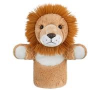 Marioneta De Mano De León De Peluche - Juguete De Marionetas De Algodón Para Niños, Juego De Narración Interactivo, Personaje De Felpa Suave, Accesorio De Drama Educativo | Juego De Muñecas Cotton Per