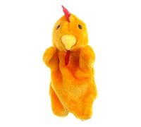 Marioneta de mano de pollo - Felpa, 27 cm, suave y cómodo, diseño de animales realistas, juguete interactivo para padres e hijos, educación temprana, historias