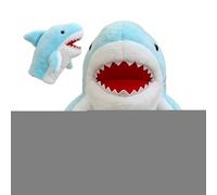 Marioneta De Mano De Tiburón De Peluche: Juguete Interactivo con Móvil, Marioneta De Mano para Niños, Familia, Hogar, Escuela, Sala De Juegos, Aula, Guardería, Teatro, Juego Imaginativo