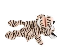 Marioneta de Mano de Tigre de Felpa para Juegos de rol y Cuentos | Adecuado para Aula y Juego Simbólico, Suave al Tacto, Apta para Manos Pequeñas, Apoyo en Lenguaje