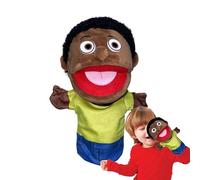 Marioneta de mano familiar - peluche, marionetas de mano, transmitir valores positivos, juego de herramientas educativas, marionetas de dedo para familias, niñas y adolescentes que cuentan historias