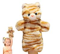Marioneta De Mano Narrativa para Niños - Figura De Gato De Felpa Suave Teatro De Marionetas De Narración Creativa, Fácil Agarre para Niños | Juguete De Desarrollo para Juegos De Simulación, Juegos De