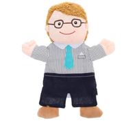 Marioneta de Mano Papá, Juguete Interactivo de Tela | Casa y Escuela, Cuenta Cuentos y Juego Imaginativo, Relleno de PP Algodón, Estilo Divertido