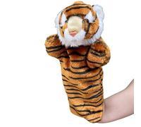 Marioneta de mano para animales de peluche - 15.75 pulgadas muñeca de, peluche, educativo con tela suave | Accesorio de juego interactivo para niños que mejora la imaginación, apoya la