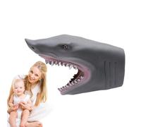 Marioneta de Mano Saure, títere saure | Dibujos animados realista Cocodrilo Tiburón Juguete títeres de Mano | Marionetas de Cabeza de Animal de Caucho Suave de Dibujos Animados, Juguete i