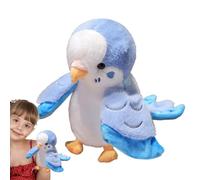 Marioneta de mano suave - Pájaro de peluche, juguete creativo, accesorio de enseñanza, entretenimiento para compañeros de peluche, niños, adolescentes, drama preescolar, juego de muñecas, festival