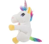 Marioneta de Mano Unicornio Blanco de Felpa y PP Cotton 1pieza