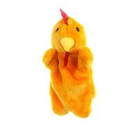 Marioneta De Pollo De Felpa Marioneta De Mano De Pollo Juguete De Peluche Animal De Dibujos Animados Mano Interactiva para El Rendimiento De La Escuela De Guardería Juguete Educativo Polla 25 Cm..
