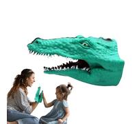 Marioneta de , títere de mano de dinosaurio - de mano animal de dibujos animados realista | de cabeza de animal de goma suave, juguetes de baño de playa y piscina para regalos