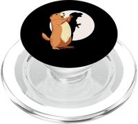 Marioneta Divertida de Dinosaurio de Sombra de marmota Feliz día de la marmota PopSockets PopGrip para MagSafe