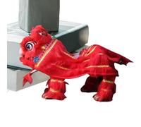 Marioneta tradicional china - Marioneta Danza del León con cuerdas | Juguete Cultural Diseño Artístico para Escuela Aula Escuela Espectáculos Teatro Local Reuniones | Para Escuela Familia Sp