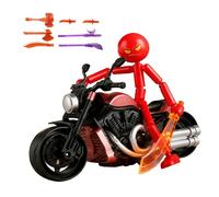 Marionetas De Acción, Mejora El Pensamiento Espacial, 21x15.5x7.5cm, Figuras De Acción Coleccionables, Figuras Stop Motion, Construidas Para Durar, Para Niños A Partir De 6 Años Exhibición De Estanter