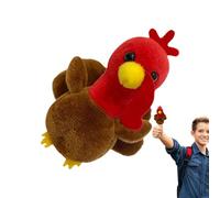Marionetas de dedo de animales, marionetas de dedo de Turquía | Muñeca de peluche de Turquía | Juguete interactivo para espectáculos, escuelas, libro de lectura para contar historias para niños, niñas