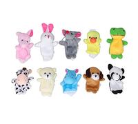 Marionetas de Dedo, Guantes, Juguetes de Peluche Suave, Marionetas de Mano de Animales Lindos para niños, narración de Cuentos, Tiempo de Juego, Juegos de Aprendizaje