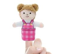 Marionetas de dedo para niños, Marionetas de dedo de peluche,Marionetas de dedo de dibujos animados para niños | Juguete interactivo cálido de temática familiar para el día del niño, Pascua, Navidad