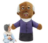 Marionetas de dedos familiares para,Títeres de dedos de historia | Juguetes para espectáculo de marionetas Familiares | Peluche Dedo Africano Abuelos Mamá Papá