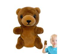 Marionetas de mano animales para niños: lindas marionetas dedo, juego simulación imaginativo | oso interactivas peluche niños, actividad narración cuentos, diversión educativa, juguete preescolar, hog