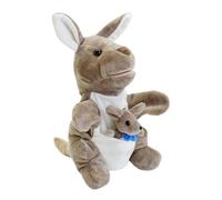 ＡＷＨＡＯ Marionetas de Mano con Forma de Madre y bebé, con Boca móvil, cómodos Juguetes de Peluche para niños y Adultos, para enseñar a Historias, Pajarita Azul