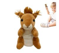 Marionetas De Mano De Animales De Peluche: Marionetas De Dedo De De 3,54 Pulgadas, Marioneta De Dedo De Felpa Lindas Marioneta De Ardilla Juguete para Niños Espectáculos Escuelas De Tiempo De