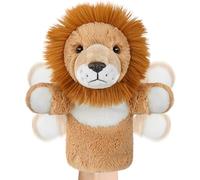 Marionetas de Mano de Animales, Juguetes de Jirafa de león de Peluche, Marionetas de Mano para Contar Historias para niños, niñas, Padres, Maestros, Juguete de Rendimiento fácil de Usar, Accesorio de
