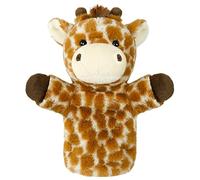 Marionetas de mano de animales para león y jirafa de peluche de juguete de espectáculo - Marionetas para cuentos accesorios - para niños niñas padres maestros preescolares guarderías aula He