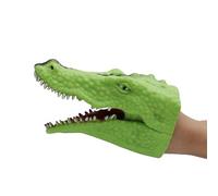 Marionetas de Mano de Animales, Títeres de Cocodrilo - Juguete de Mano Animal de Dibujos Animados realista,Juego de rol de Goma Flexible, títere de cabeza, Juguetes para contar Historias