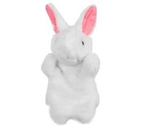 Marionetas de Mano de Conejo realistas y adorables con Orejas largas para niños y Adultos. Marionetas de Peluche Suave de 25 cm para el hogar, el jardín de Infancia la narración de Cuentos.