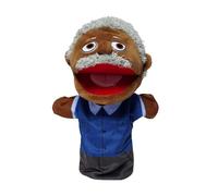 Marionetas De Mano Familiares: Juguetes De Marionetas De Mano De Abierta Negros De Dibujos Animados De Felpa para Niños, Padres, Abuelos Y Hermanos, Narración De Cuentos, Juegos De Roles, Juegos