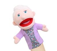 Marionetas De Mano Familiares - Marioneta De Peluche Para Contar Historias | Marioneta Interactiva De Juego De Simulación, Casa De Escuela Con Móvil Para Emociones De Niñas Y