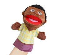 Marionetas de mano familiares, Marionetas familiares para niños | Marioneta del hogar escolar | Marioneta interactiva de juego de simulación, marioneta de felpa para contar historias con móvil para ni