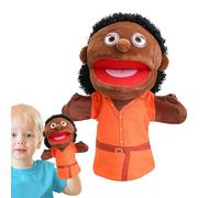 Marionetas de mano familiares - Muñeco de peluche para contar historias | Muñeca de rol interactiva, casa escolar con móvil para niñas y, emociones, felicidad, tristeza, , ira y